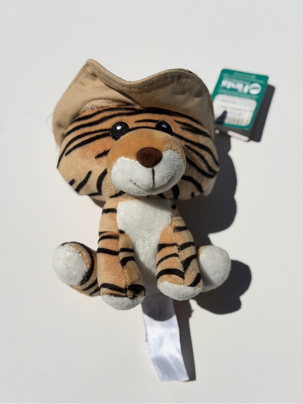 Plush Tiger Stuffed Animal in Tan and White - Kids Toy